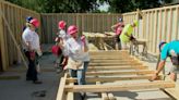Dozens of Lincoln women building Habitat for Humanity home