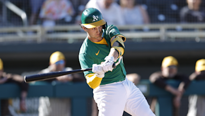 Athletics to call up shortstop Jacob Wilson, 2023 No. 6 draft pick and Oakland's No. 3 prospect, per report