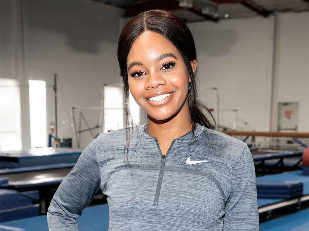 Gabby Douglas reunites with Lowell Taub at Range