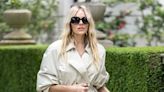 Sienna Miller nails transitional dressing in afforable trench