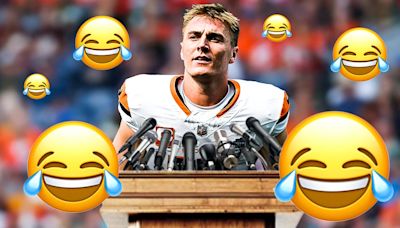 Broncos' Bo Nix goes viral over hilarious postgame press conference