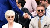 David Beckham enjoys Wimbledon day out with his mum