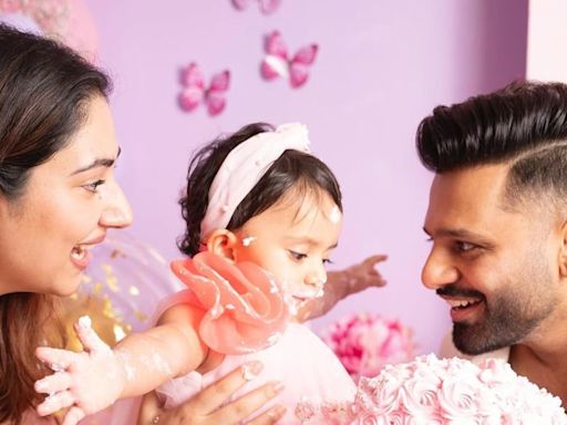 Disha Parmar, Rahul Vaidya Celebrate Daughter's 1st Birthday With Adorable Cake Moments