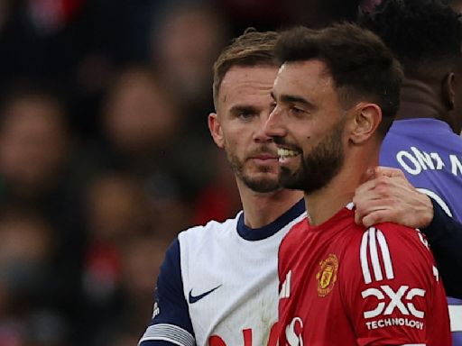 WATCH | Red card for Bruno Fernandes as Manchester United take on Tottenham Hotspur at Old Trafford