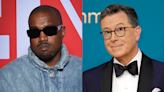 Stephen Colbert says Kanye West is banned from "The Late Show"