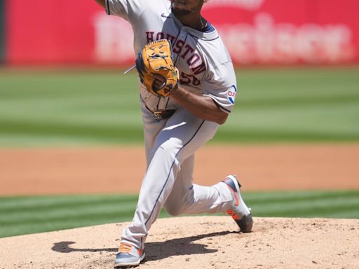 Ronel Blanco returns from a suspension to shut down the A's and lead the Astros to a 5-2 win