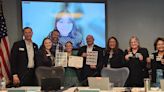 Board of Supervisors recognizes winners of elections sticker design contest