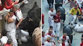 Fotos del sexto encierro de San Fermín 2024 con toros de Jandilla