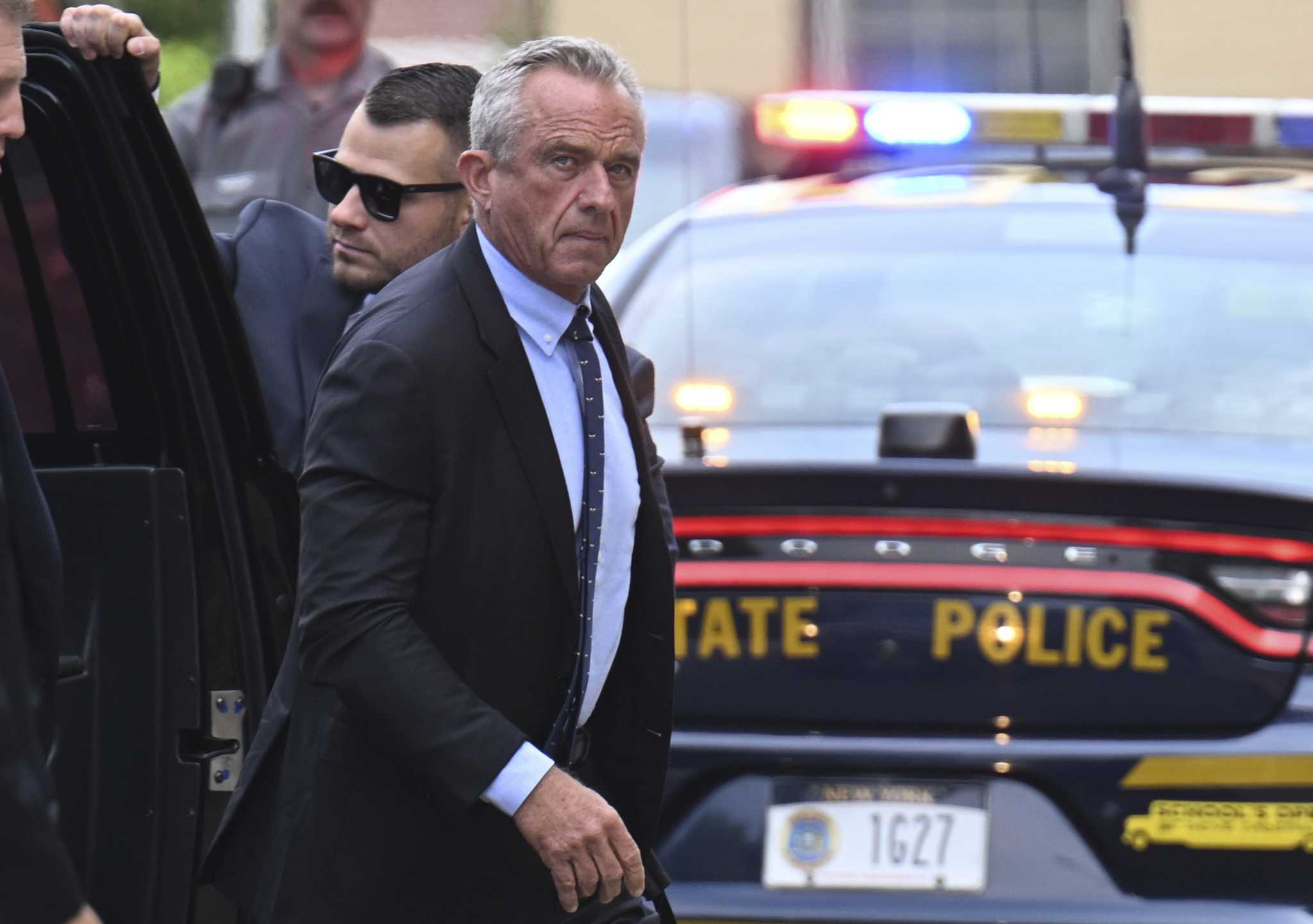 Robert F. Kennedy in NY court as he fights ballot-access suit claiming he doesn't live in the state