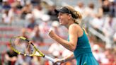 Former World No. 1 Caroline Wozniacki returns to tennis with straight-sets win after 3-year layoff