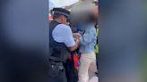 Moment Black mother arrested in front of crying son in Met police bus fare mix up