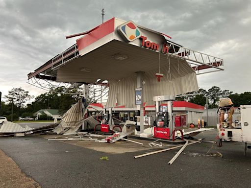 Gulf Coast storm damage after Friday’s severe weather (Photos)