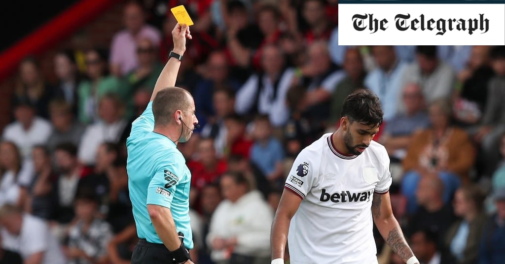 Lucas Paqueta: West Ham midfielder charged over four allegations he got deliberate yellow cards