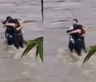 Video| Murieron tras quedar atrapados en la crecida de un río en Italia: testigos grabaron el último abrazo - Diario Río Negro