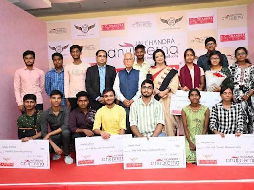 PC Chandra Group honours 15 underprivileged student on 10th anniversary of Anuprerna Scholarship