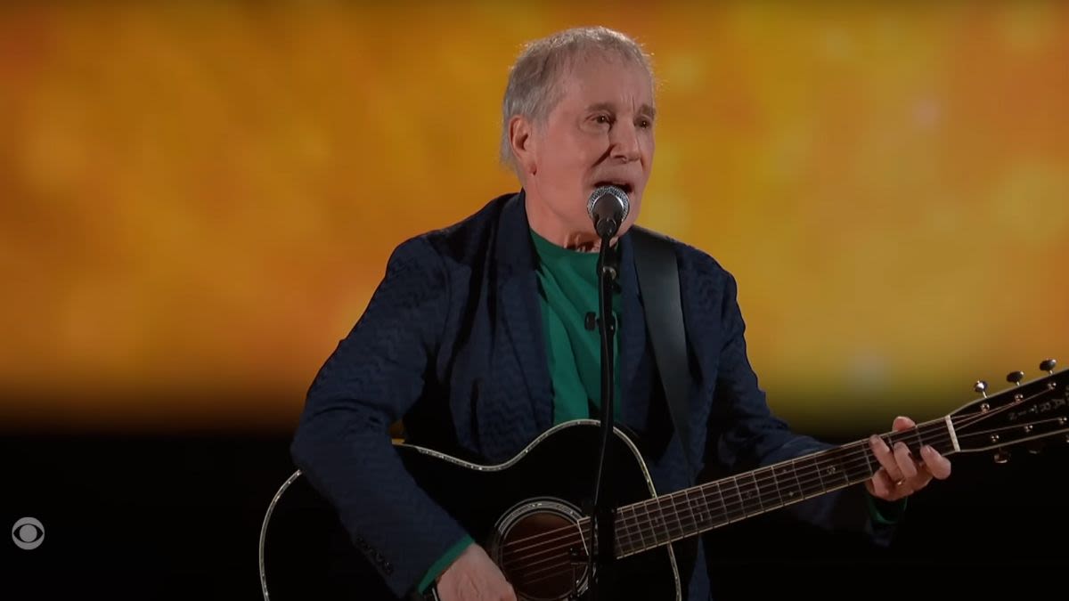 Paul Simon Performs “Slip Slidin’ Away” on The Late Show for Stephen Colbert’s 60th Birthday: Watch