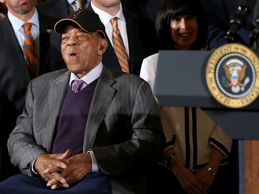 Former U.S. President Speaks At Willie Mays' Celebration of Life