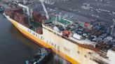 Fire aboard cargo ship docked in New Jersey has been contained