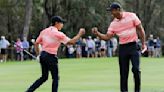 Kuchar and son build 3-shot lead. Tiger Woods and son have to settle for a nice family affair