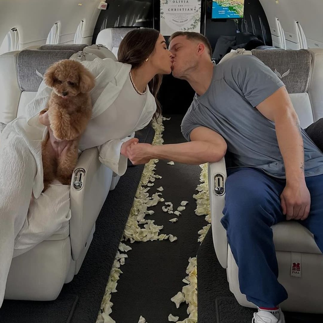 The Lux Way Olivia Culpo and Christian McCaffrey Kicked Off Their Wedding Week - E! Online