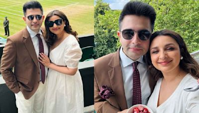 Parineeti Chopra's white dress, trench coat look for Wimbledon finals is a grand slam