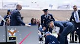 Biden tripped on stage at the US Air Force Academy graduation