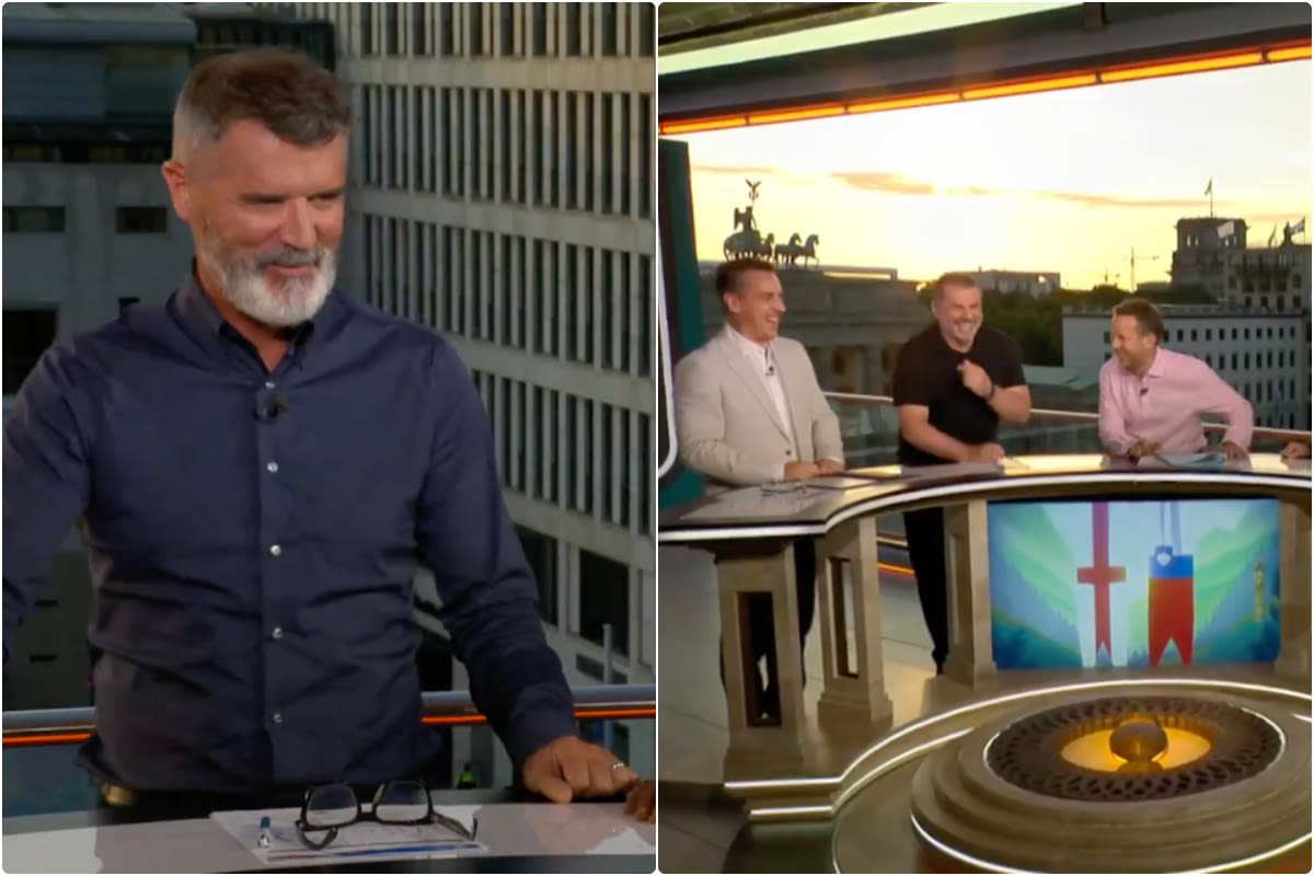 Video: Roy Keane jokes at expense of English pundits getting giddy about Euro 2024 success