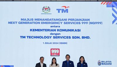 TM, Malaysian govt unveil NG999 next-gen emergency response system