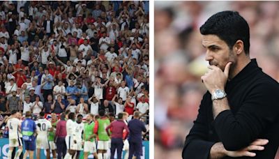 England fans clash with Germans as Arteta rues Arsenal duo struggling