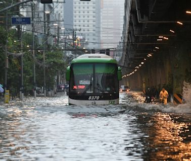 Streets turned into rivers as Typhoon Gaemi blows past Philippines