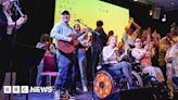 Ed Sheeran performs Perfect for West London Inclusive Arts Festival