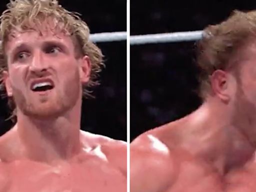 Logan Paul surprises WWE fans with viral “hawk tuah” taunt mid-match - Dexerto