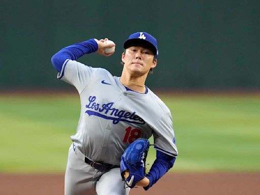 Yamamoto pitches six scoreless innings and Pages hits a 2-run homer to lead Dodgers over D-backs 8-0