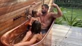 Chris Hemsworth Shows Off Abs During Outdoor Bath with His Sons: 'Kids Wanted to Go on a Boat Trip'