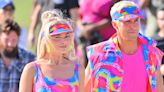 Margot Robbie and Ryan Gosling Are a Neon '80s Dream on the Set of the 'Barbie' Film