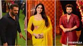 Anant Ambani-Radhika Merchant Wedding PICS: Salman Khan, Janhvi Kapoor, Sara Ali Khan, Arjun Kapoor and more arrive for couple’s Haldi