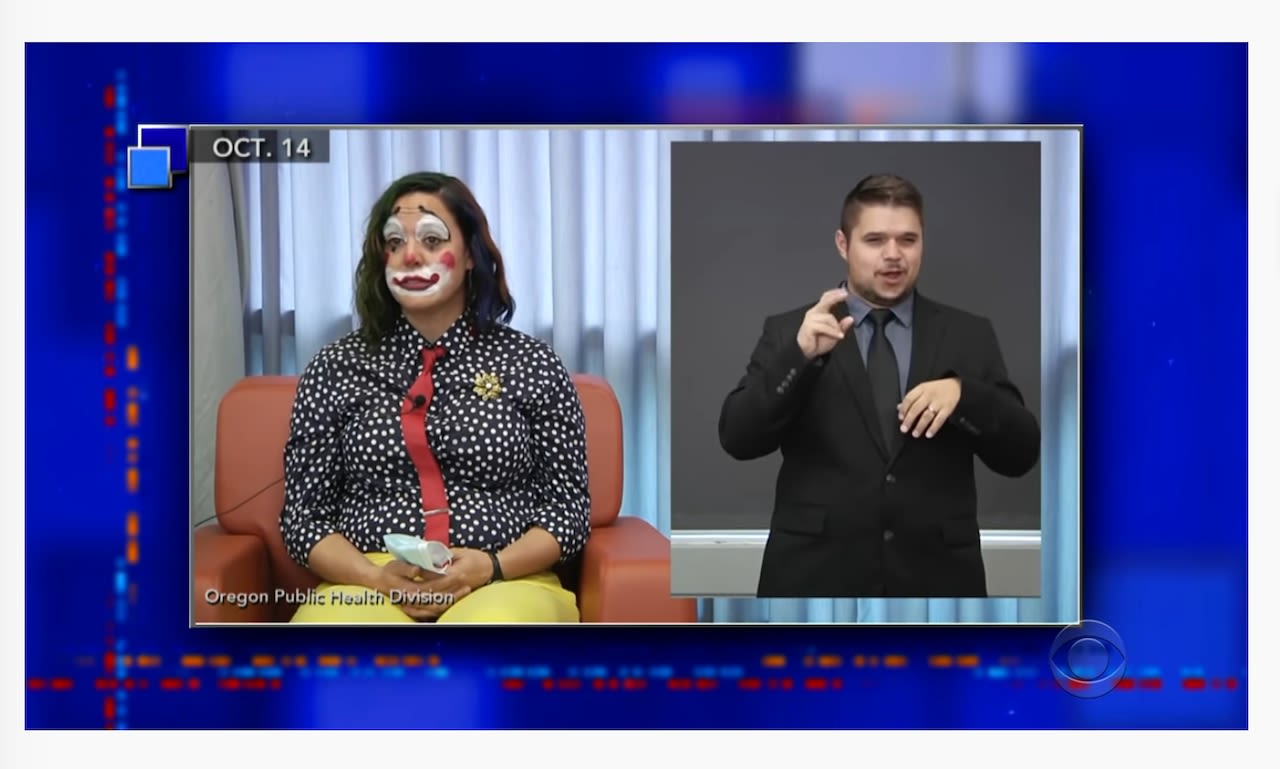 HBO’s John Oliver mocks video of clown-costumed Oregon health official announcing Covid deaths