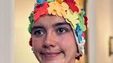 Florence Pugh Shares Hilarious Photo of Her Wearing Quirky Floral Swim Cap from 'Old Suitcase'