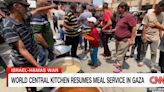 ‘Their food makes people feel that they are at home.’ World Central Kitchen serves meals in Gaza again