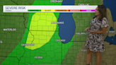 Strong, potentially severe storms could hit parts of Chicago area Monday