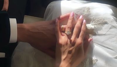 First pic from Siddharth Mallya and Jasmine’s wedding is out. A look at bride's diamond ring