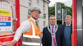 Town's mayor given a guided tour of development of 546 new homes