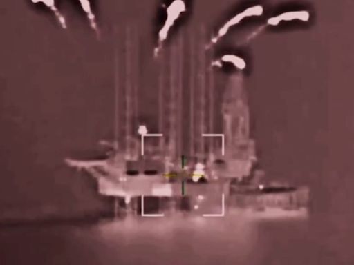 Watch POV vid Ukrainian special ops blow up Russian gas rig in Black Sea raid