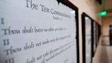 Challenge to requirement for Louisiana classrooms to display Ten Commandments