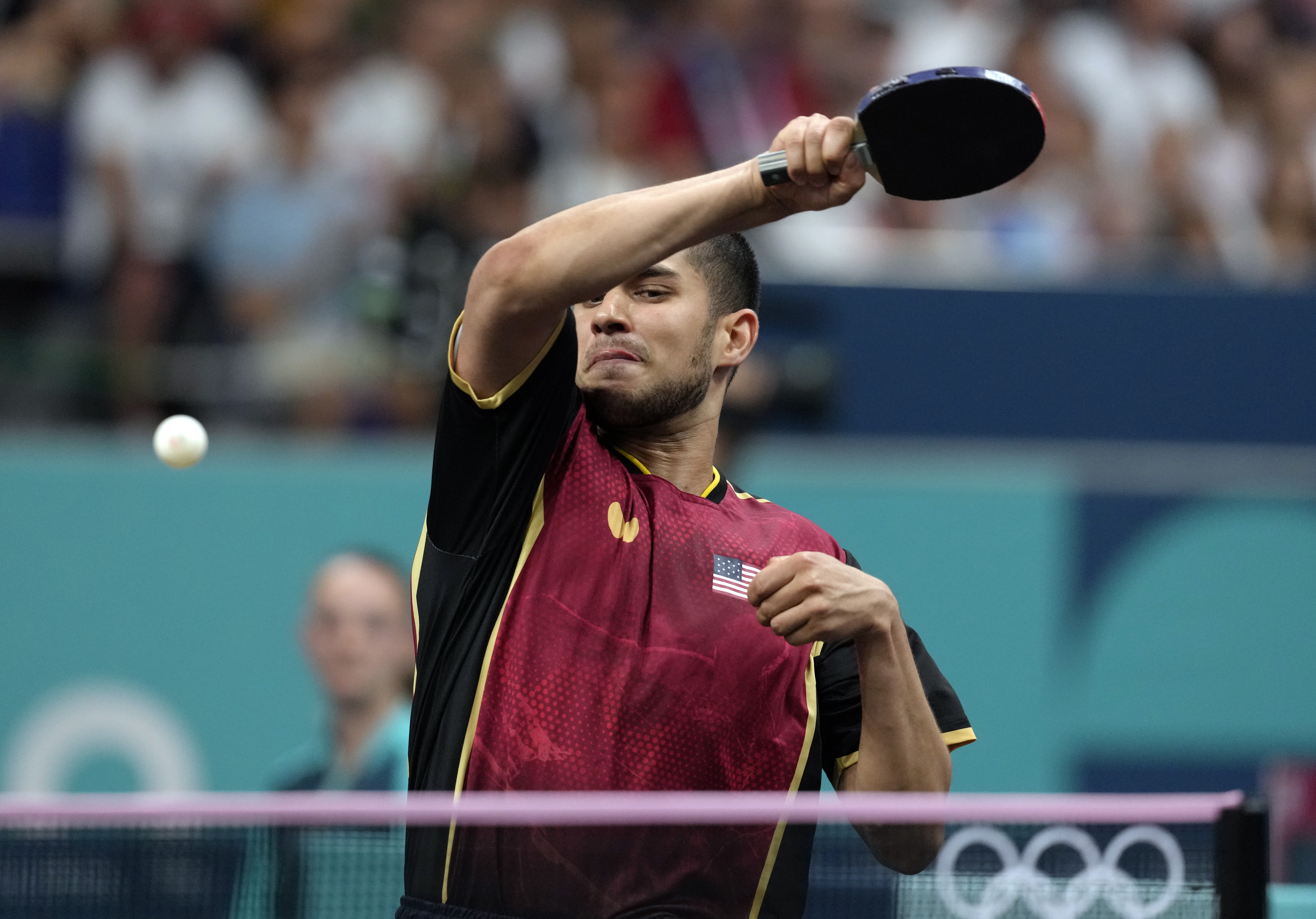 Jha makes history for US in men's table tennis, world No. 1 from China loses in round of 32