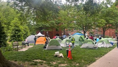 Encampment protest hits George Washington University campus