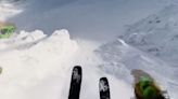 Skier Feels Elated After Jumping Biggest Cliff Of His Life