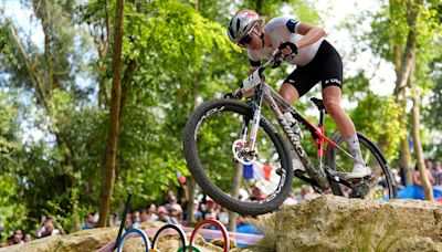 American Haley Batten fined after silver medal finish in mountain biking event at Paris Olympics