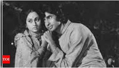 When Amitabh Bachchan asked Jaya Bachchan’s hesitation to sign 'Zanjeer': I believe you are refusing to act with me | Hindi Movie News - Times of India