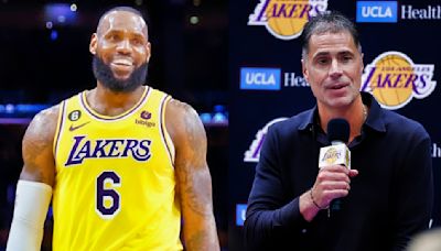 LeBron James Playfully Roasts Son Bronny After Rob Pelinka Reveals Their Trash Talk